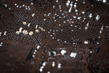 Poster - circuit board background