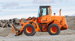 © michaklootwijk - Large orange bulldozer