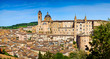 Urbino is a walled city in the Marche region of Italy, medieval town on the hill