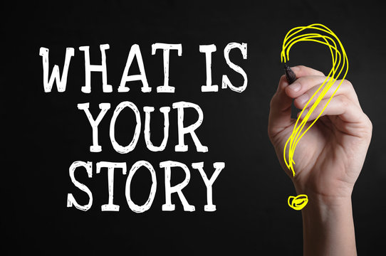 What is your story hand writing on a transparent board