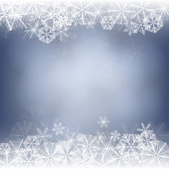 Wall Mural - Snowflake card