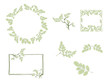 Moringa Leaf and Frame Design Set