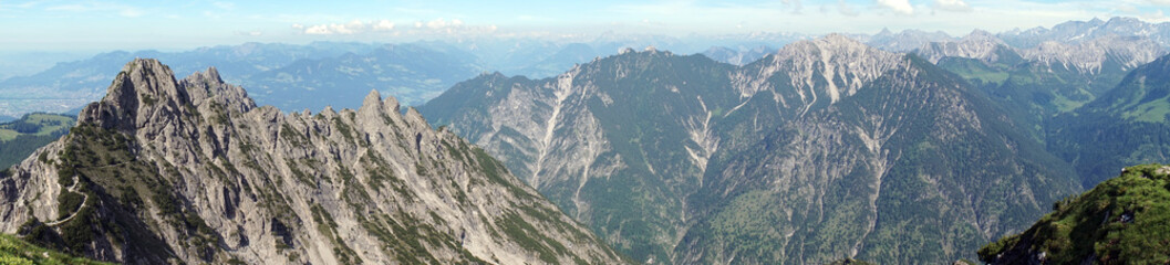 Wall Mural - Mountain range panorama