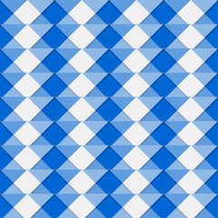 Leinwandbilder - Irregular mosaic, grid repeatable background / pattern - Geometr