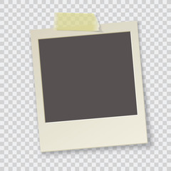 Poster - old photo frame vector illustration