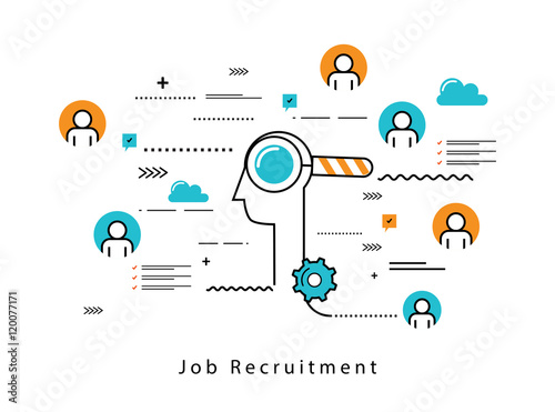 Line Flat Vector Business Design And Infographic Elements For Job Candidate Evaluation Interviewingessment Recruiting Resources And Corporate Line Flat Vector Business Design And Infographic Elements For Job Candidate Evaluation Interviewingessment Recruiting Resources And Corporate