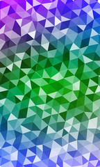 Disco background with bright triangles. blue, purple color. vector illustration. to design banners, presentations, brochures