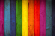 color wood background, rainbow colorful wooden wall.