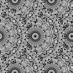 Mandala vector tribal vintage ethnic seamless pattern for print