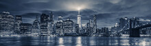 View Of Manhattan At Night