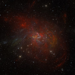 Wall Mural - stars nebula in space.
