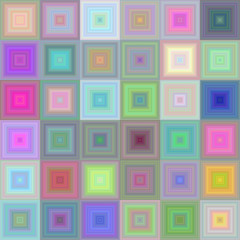 Poster - Light color square mosaic vector background
