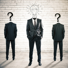 Poster - Idea and leadership concept