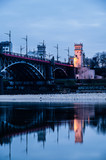 Fototapeta Fototapety z mostem - Poniatowski Bridge, Warsaw, Poland