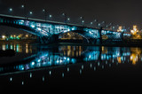 Fototapeta Fototapety z mostem - Poniatowski Bridge, Warsaw. Poland