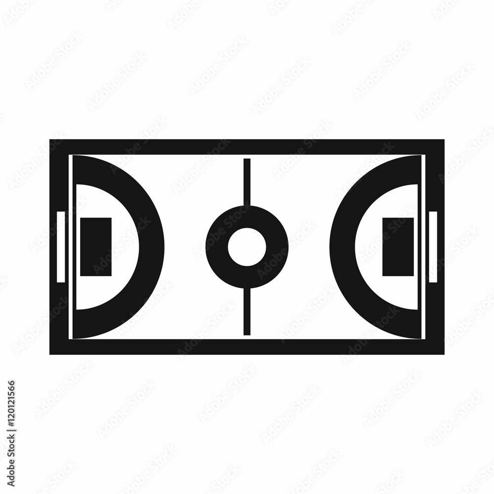 futsal-or-indoor-soccer-field-icon-in-simple-style-on-a-white
