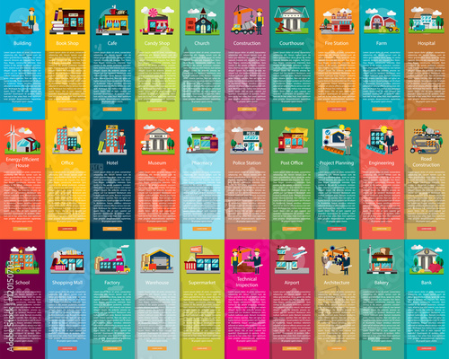 Building And Construction Vertical Banner Concept Buy This Stock