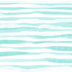 Abstract blue mint background paper texture. Stripes watercolor. Design illustration line image.