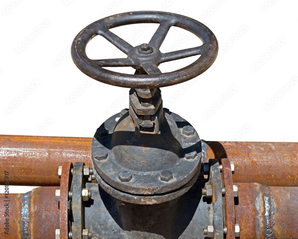 Wheel Valve Rusted Rusted valve Stock Photo | Adobe Stock