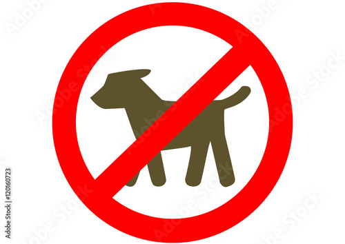 Hunde verboten; Piktogramm; Hund; Verbotsschild; Hinweis; untersagt