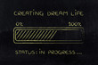 creating dream life progress bar loading