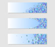 © Olga Nekrasova - Set of banners with colored bubbles