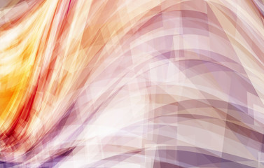 Poster - Abstract red and taupe dynamic background with curves and swirl