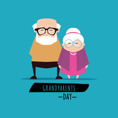 Wall Mural - Grandparents day background