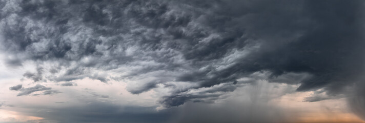 stormy sky panorama