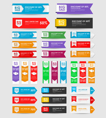 Poster - large set of banners for sale