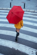 Walking On A Rainny Day