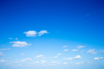 Wall Mural - clouds in the blue sky