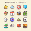 Pixel icons-travel 3