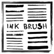 © Владимир Лешанков - set of brushes simulating ink