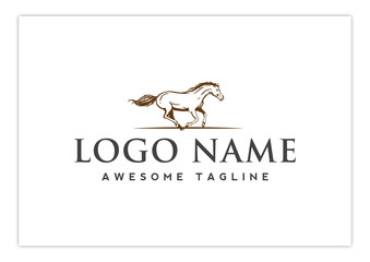 Wall Mural - Horse Logo Design