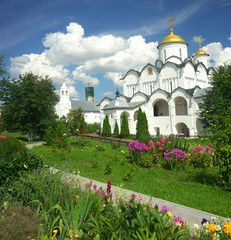 Wall Mural - Summer landscape in Suzdal