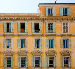 Wall Mural - FRANCE. Old town architecture of Nice on French Riviera