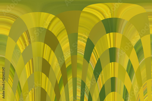 Plakat Abstrakcjonistycznego nowożytnego graficznego projekta round deseniowy tło w zieleni