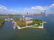 Aerial photo Ellis Island New Jersey
