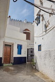 Fototapeta  - Ruelles blanches et bleues, Maroc