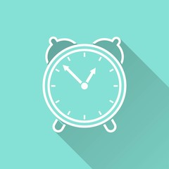 Wall Mural - Clock - vector icon.