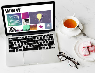 Poster - website design ui software media www concept