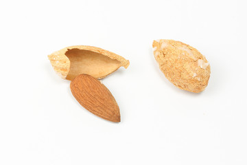 Almond nut in shell