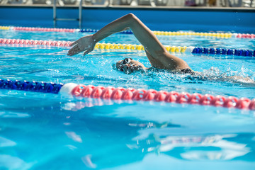 Wall Mural - Swimmer in the swim pool