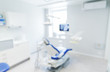 blurred modern dental clinic office interior bokeh