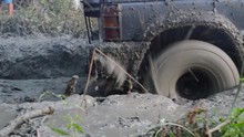 4x4 Offroad Truck With Lots Of Mud On It