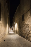 Fototapeta Uliczki - Girona (Catalunya, Spain) by night
