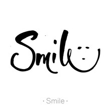 Smile_lettering_design