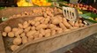 Kartoffeln auf dem Wochenmarkt in Bielefeld, Sigfriedplatz