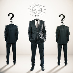 Poster - Idea and leadership concept